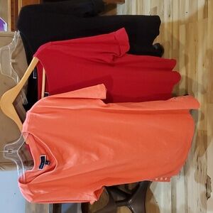 Lot 3 XL Karen Scott Plus Size Boatneck Half 1/2 Elbow Sleeve Top Tunic Shirts